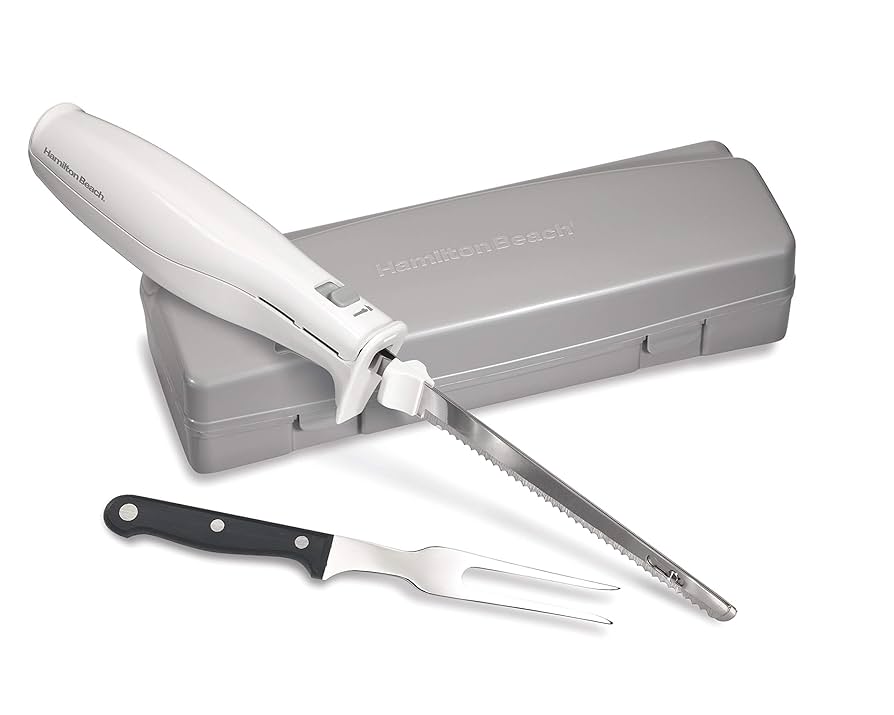 【新品　未使用】Hamilton Beach ハミルトン ビーチ電動ナイフセット Amazon.com: Hamilton Beach Electric Knife Set for Carving